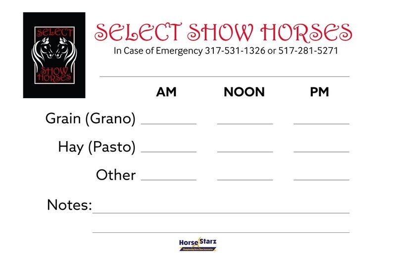 6x8 Disposable Stall Card Decals (Multi-Pack)