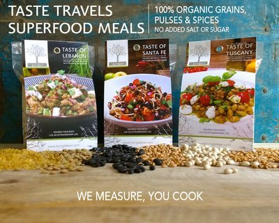 TASTE TRAVELS ORGANIC SUPERFOOD MEALS