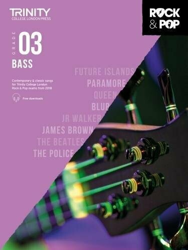 Trinity Rock &amp; Pop Bass Grade 3 Book