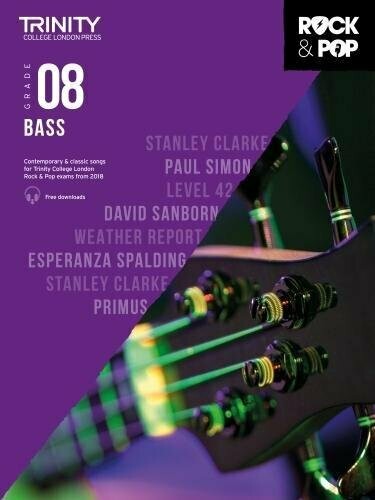 Trinity Rock &amp; Pop Bass Grade 8 Book