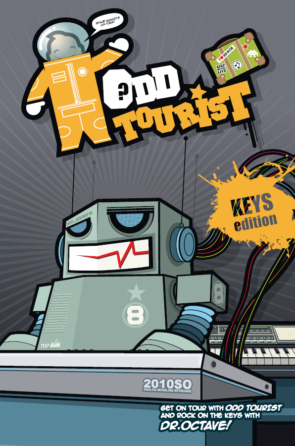 Odd Tourist Keyboard Band Book