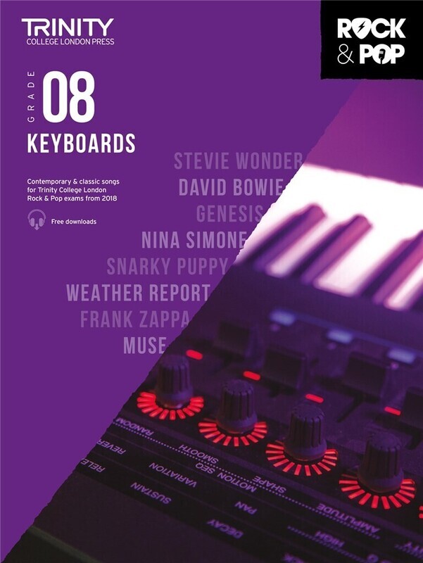 Trinity Rock &amp; Pop Keyboard Grade 8 Book