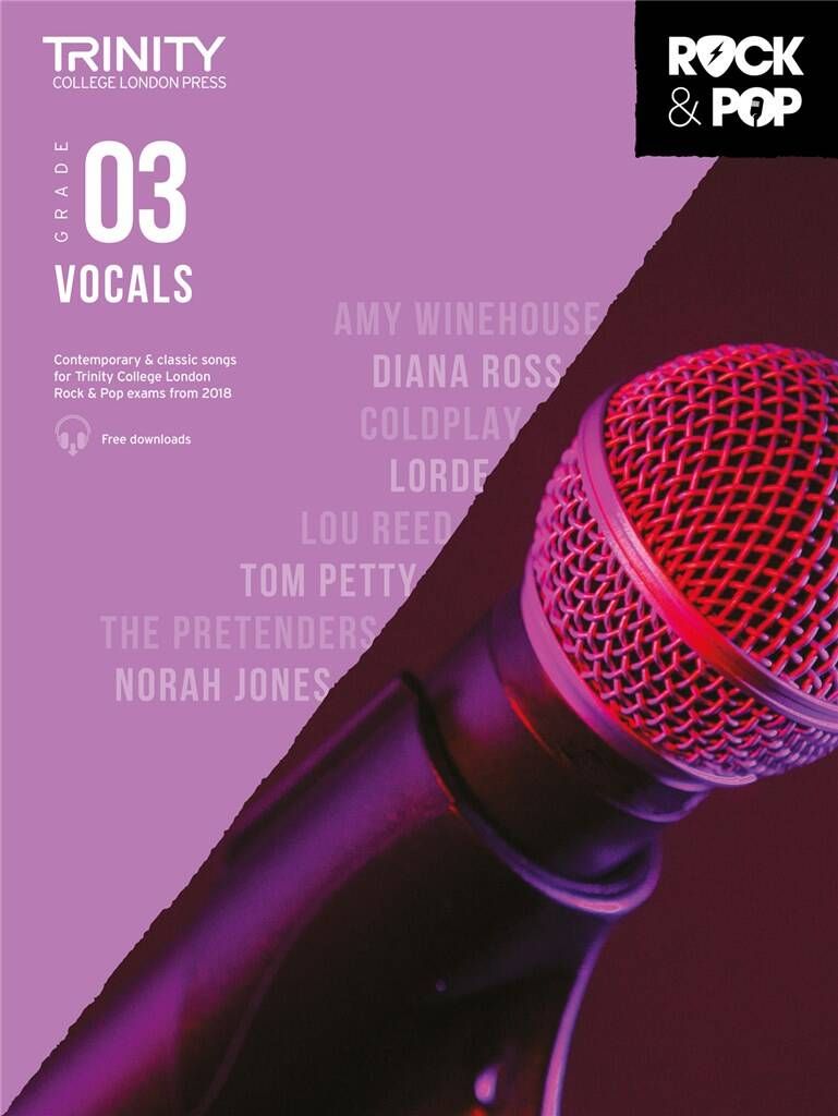 Trinity Rock &amp; Pop Grade 3 Vocal Book