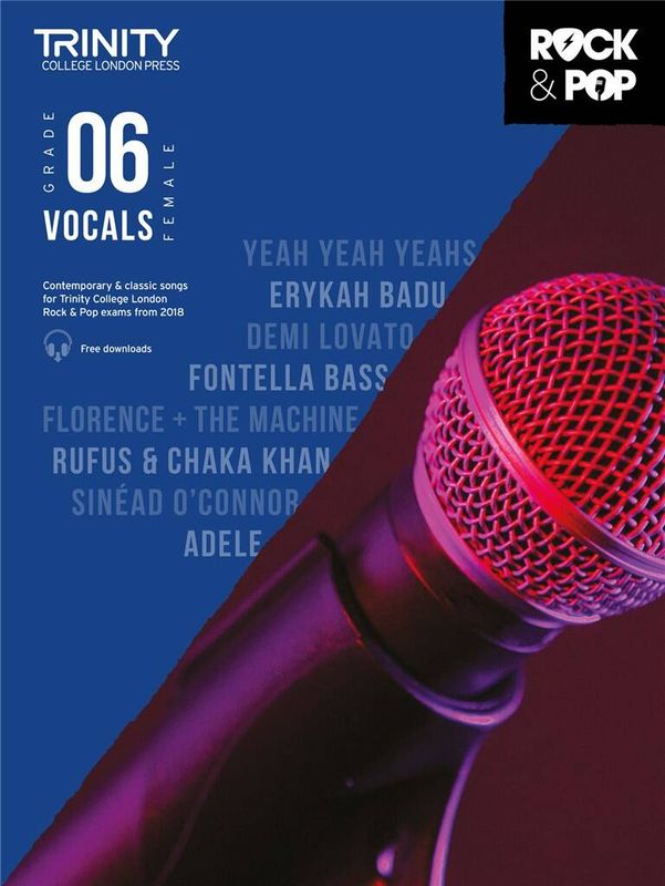 Trinity Rock &amp; Pop Grade 6 Vocal Book