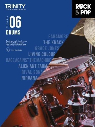 Trinity Rock &amp; Pop Drums Grade 6 Book