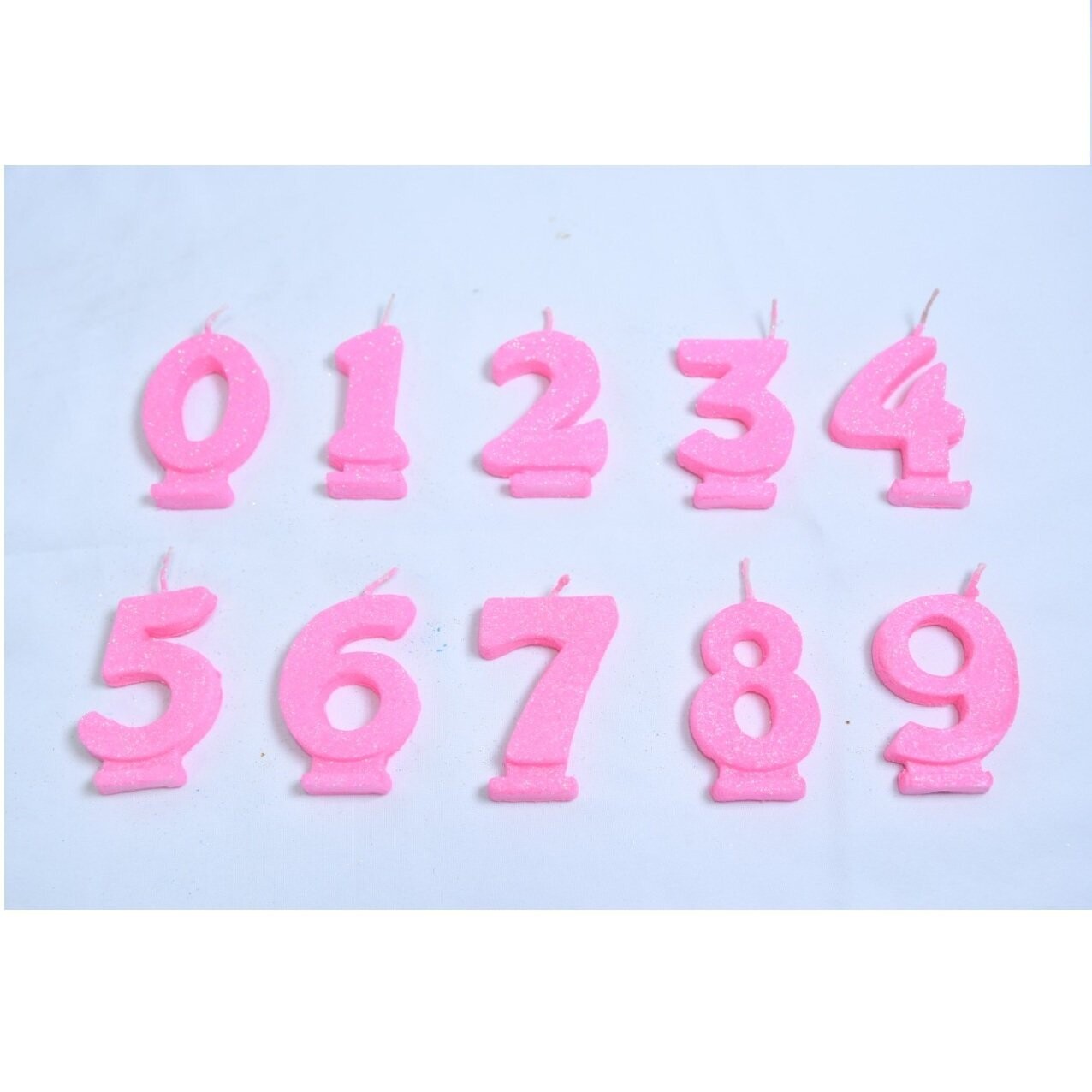 Velas Numerotes con Brillo