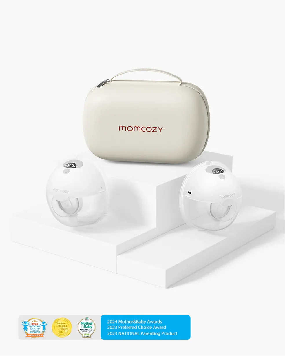 Momcozy M5 Single Breast Pump Red main image 1