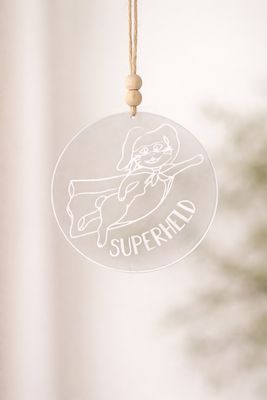 Anhänger Superheld Anhänger Superheld