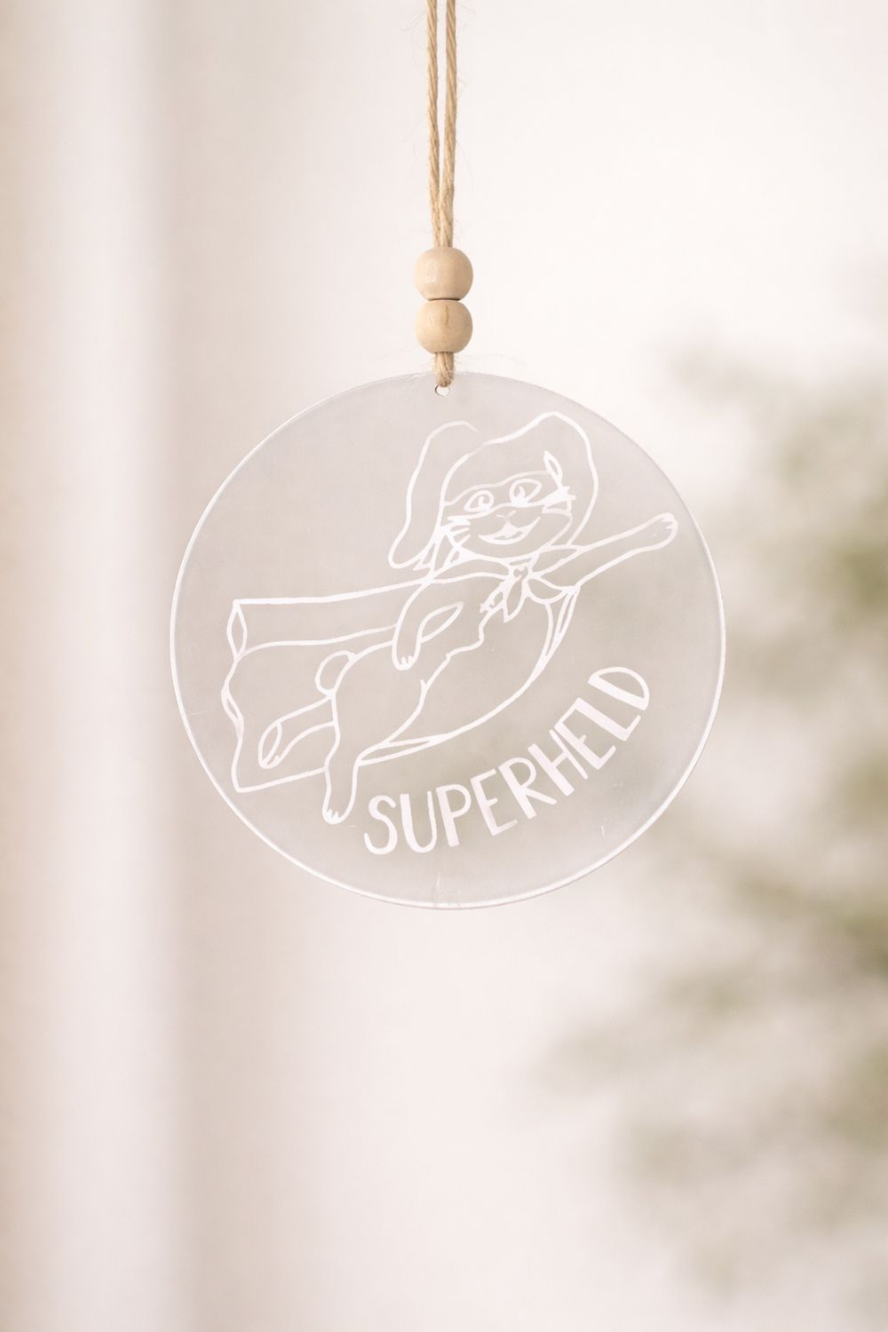 Anhänger Superheld Anhänger Superheld