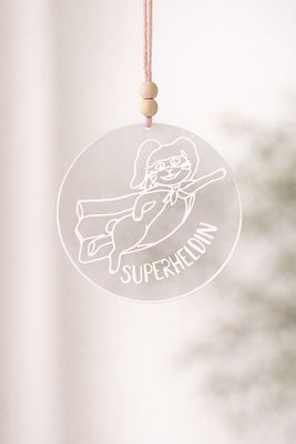 Anhänger Superheldin Anhänger Superheldin