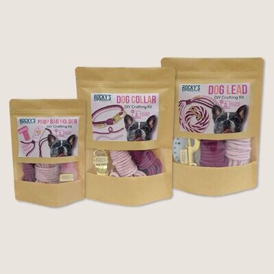 Make Your Own Matching Dog Accessories PINK BUNDLE