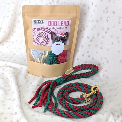 Make Your Own Braided Dog Lead - Christmas Edition