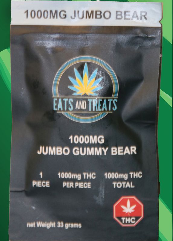 EAT - Jumbo Gummy Bears 1000mg*