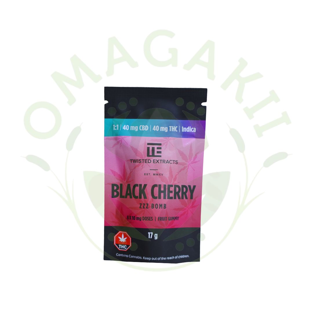 TE - ZZZ Bomb Indica 80mg*, Strains: 1:1 Black Cherry