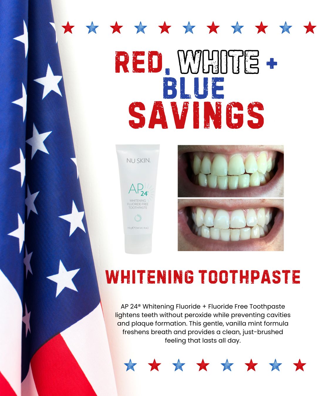 AP 24® Whitening Fluoride-Free Toothpaste