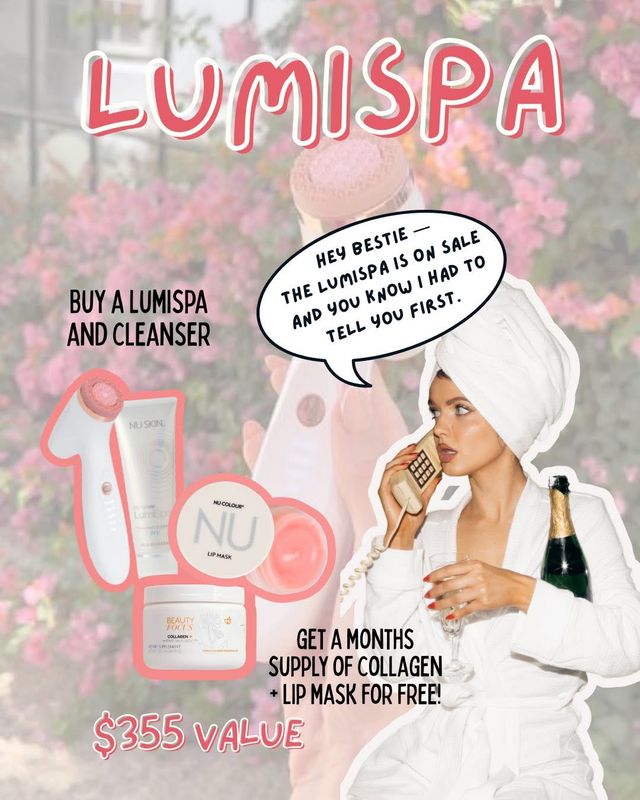 Lumispa iO SALE (FREE Collagen + Lip Mask) THRU Labor Day 2025