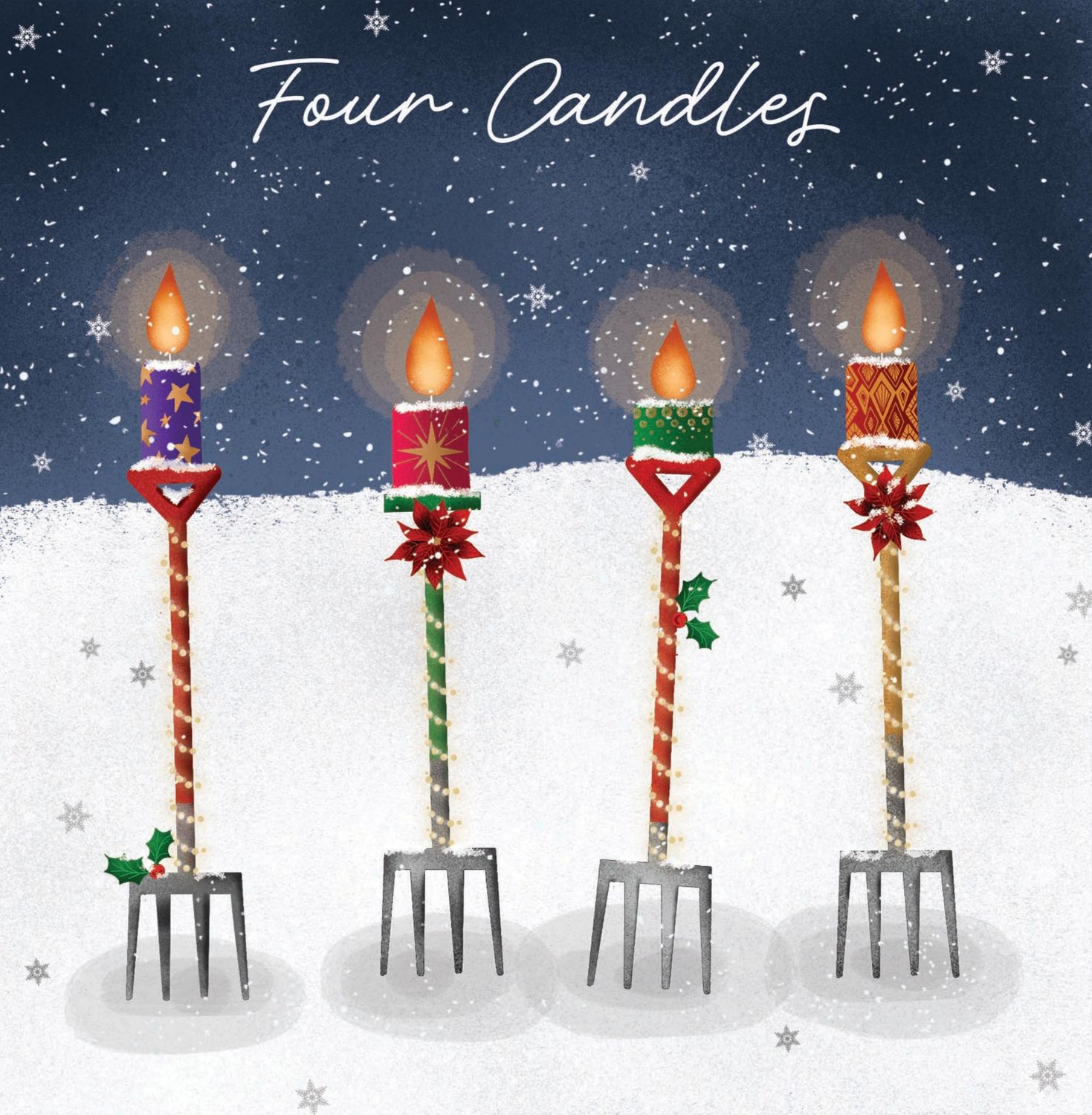 Four Candles - Pack of 10 Cards Four Candles - Pack of 10 Cards