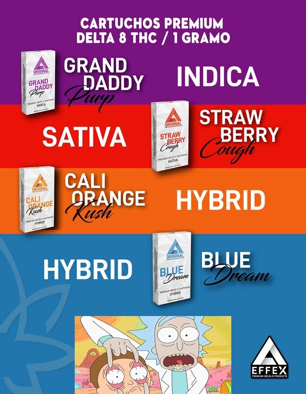 Cartucho Premium delta 8 THC