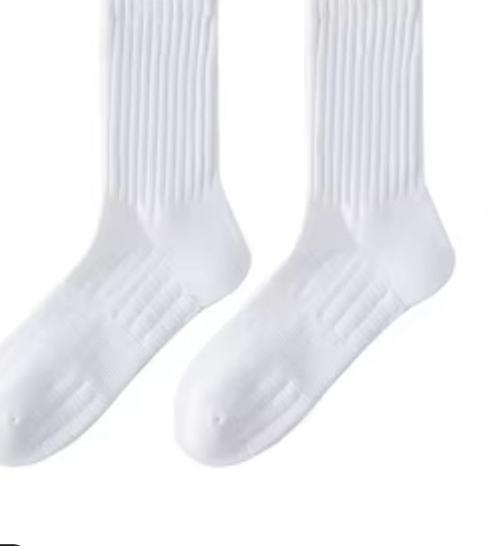 white socks