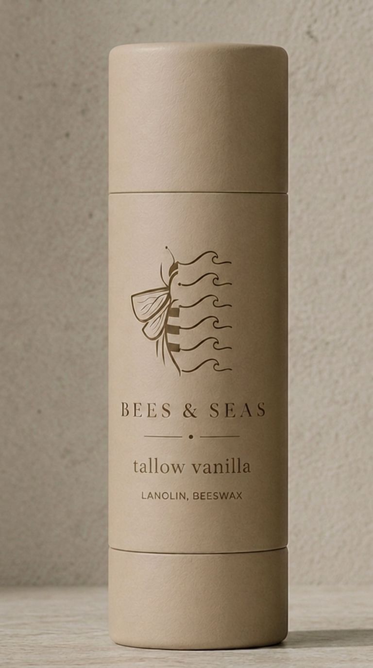 bees and seas tallow vanilla 