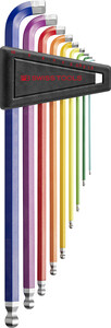 2222 LH Rainbow 90°–100° Key L-Wrenches, Set