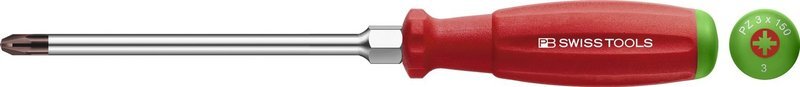 8192S Pozidriv SwissGrip Drivers w/Hex Portion