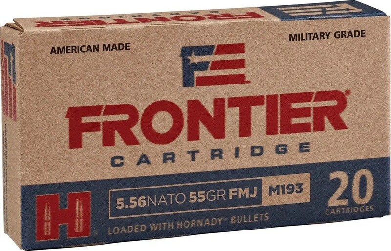 HORNADY FRONTIER 5.56 55GR FMJ