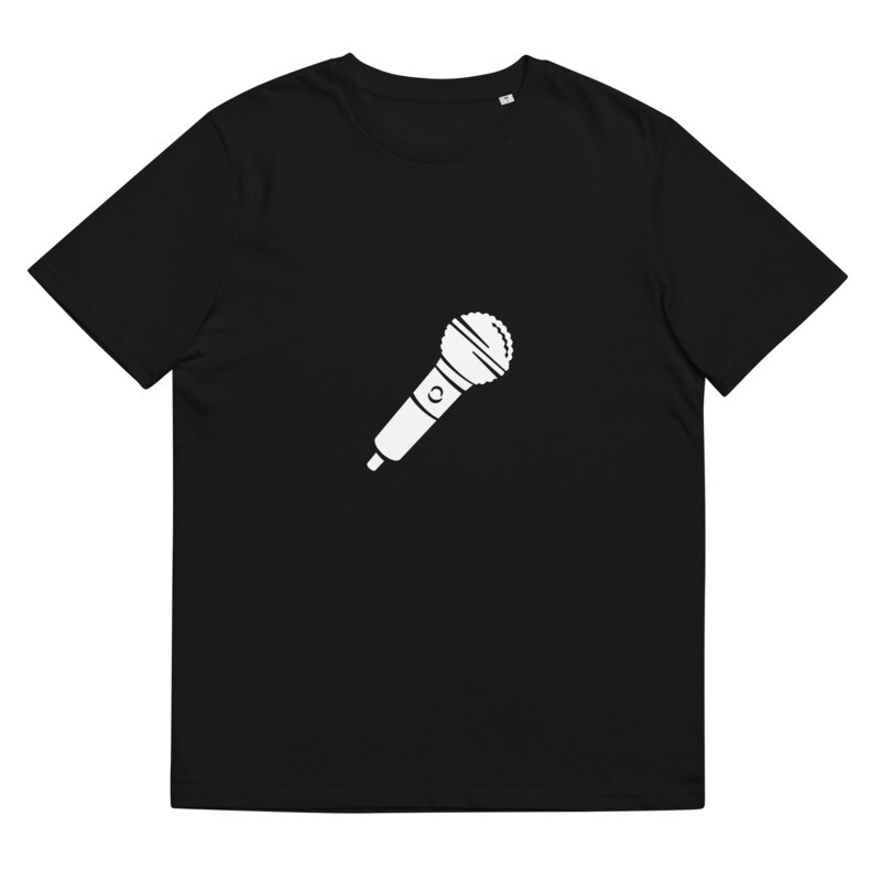 Unisex organic cotton t-shirt Microphone