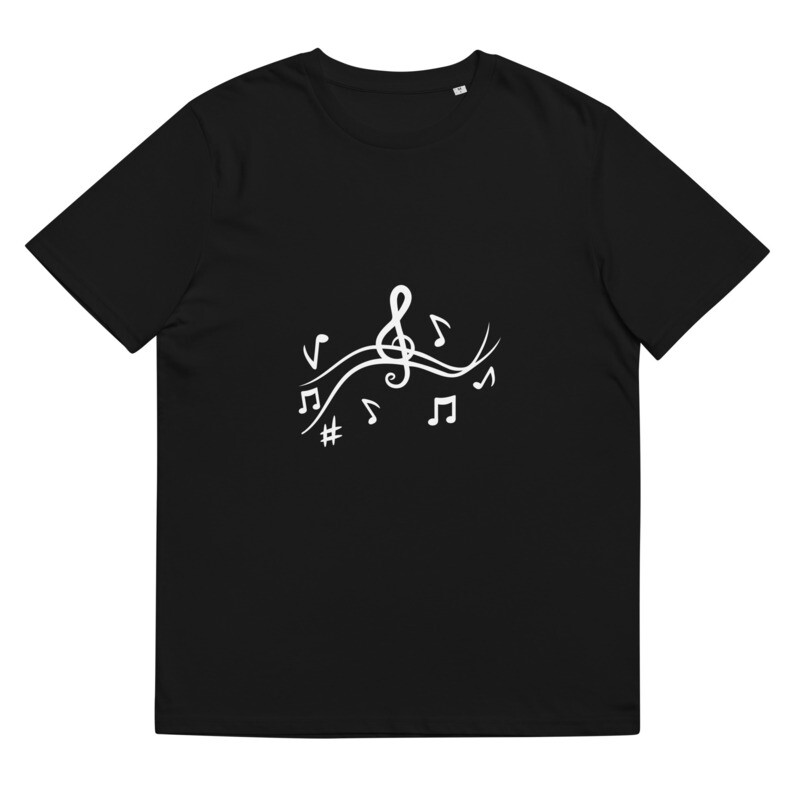 Unisex organic cotton t-shirt Music