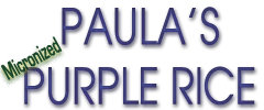Paula's Purple Rice