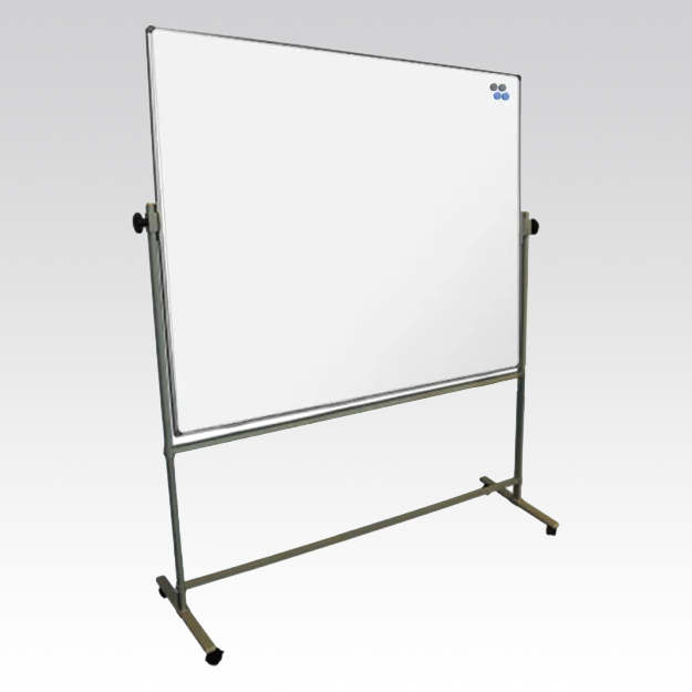 Mobile Murerase® Custom Printed Revolving Whiteboard on Lockable Wheels 48 Mobile Murerase® Custom Printed Revolving Whiteboard on Lockable Wheels 48" x 36