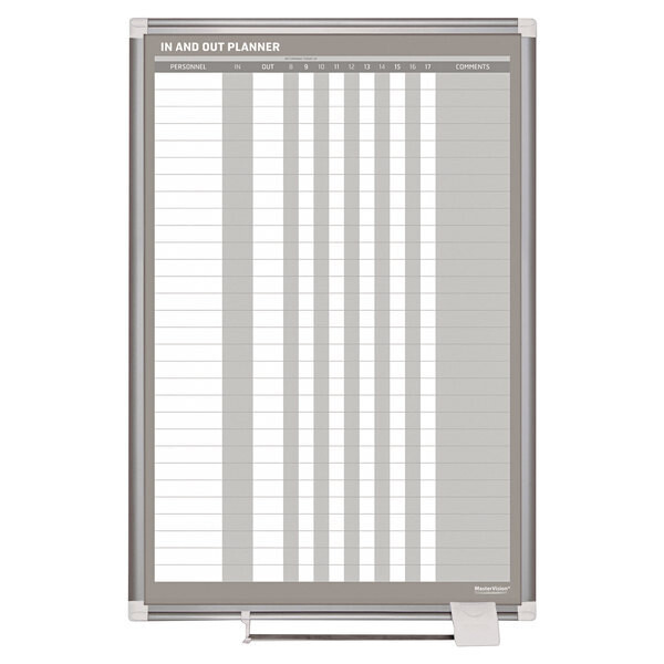 MasterVision In/Out Magnetic Dry-Erase Board, Vertical Format, 24" x  36"