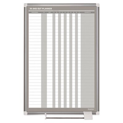 MasterVision In/Out Magnetic Dry-Erase Board, Vertical Format, 24