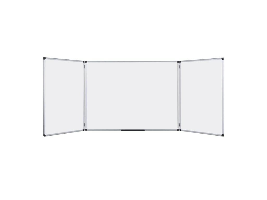 MasterVision Industrial Trio Dry-Erase Board, Cork Outside/Magnetic Dry-Erase Surface inside, 36