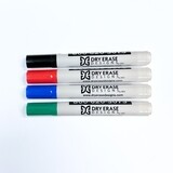 Dry Erase Whiteboard Markers - Assorted Pack Of 4