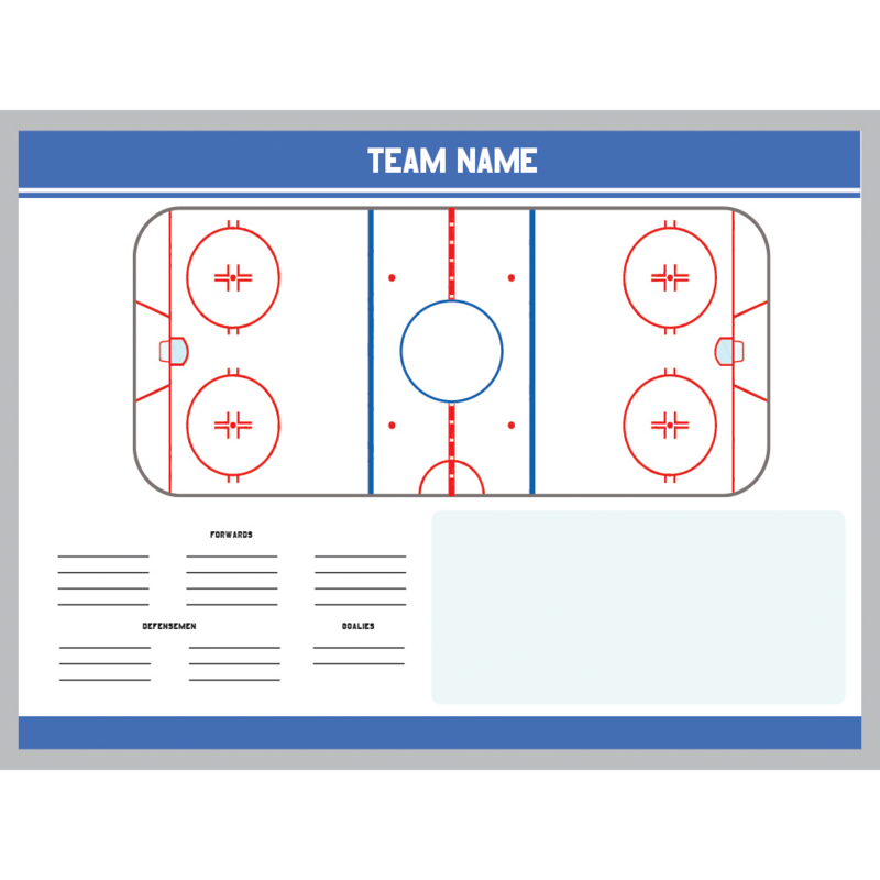 Hockey Team Whiteboard