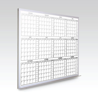 Custom 12 Month At-A-Glance Magnetic Whiteboard Calendar 60 x 48