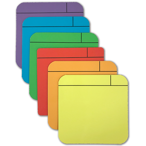 Flexible Vinyl Magnetic Dry Erase Notes (Pack of 5)