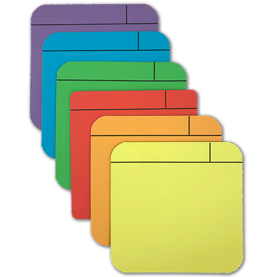 Flexible Vinyl Magnetic Dry Erase Notes (Pack of 5)