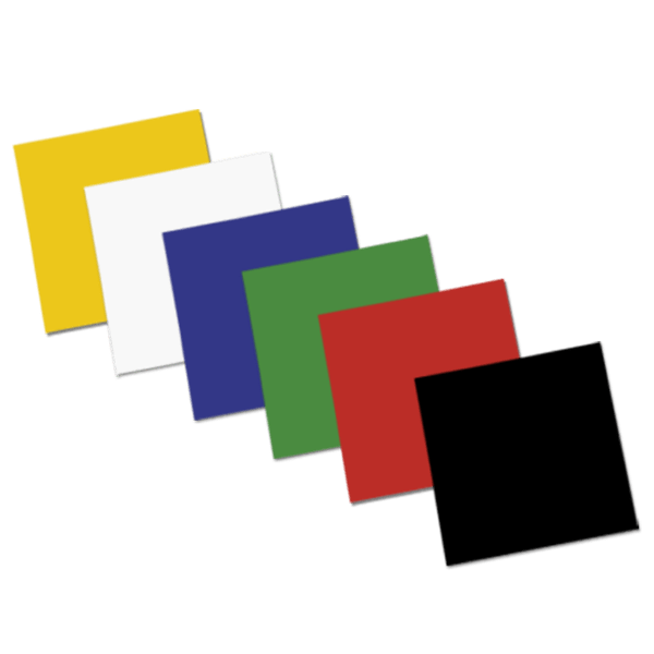 Magnetic Flexible Dry Erase Squares (Pack of 6)