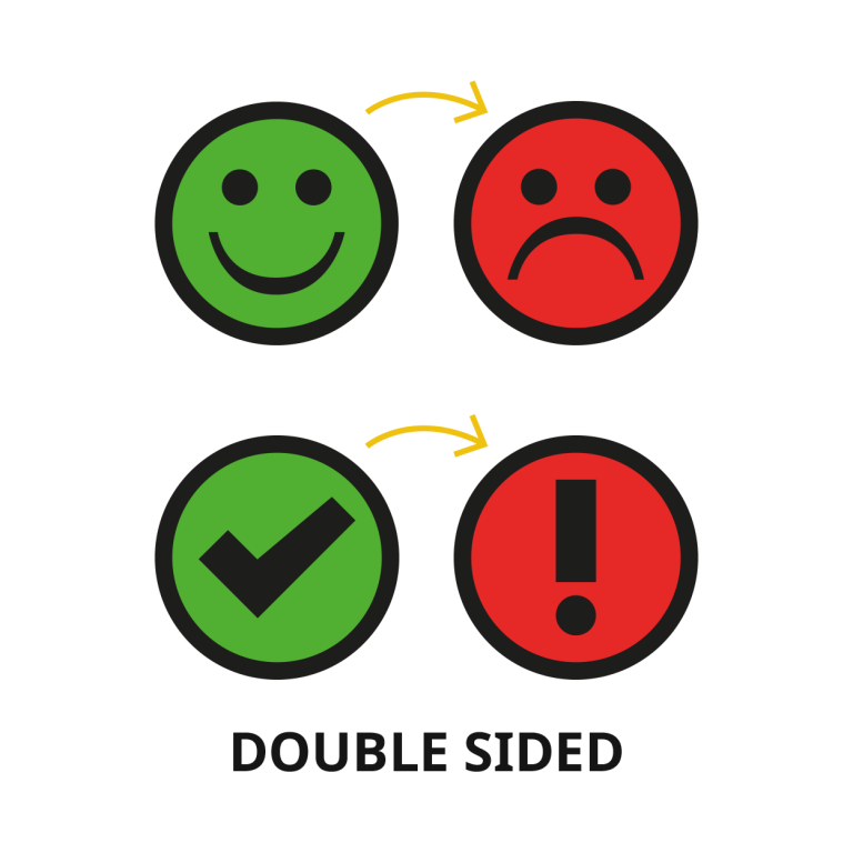 Double Sided Printed Magnet Faces (Pack of 5)