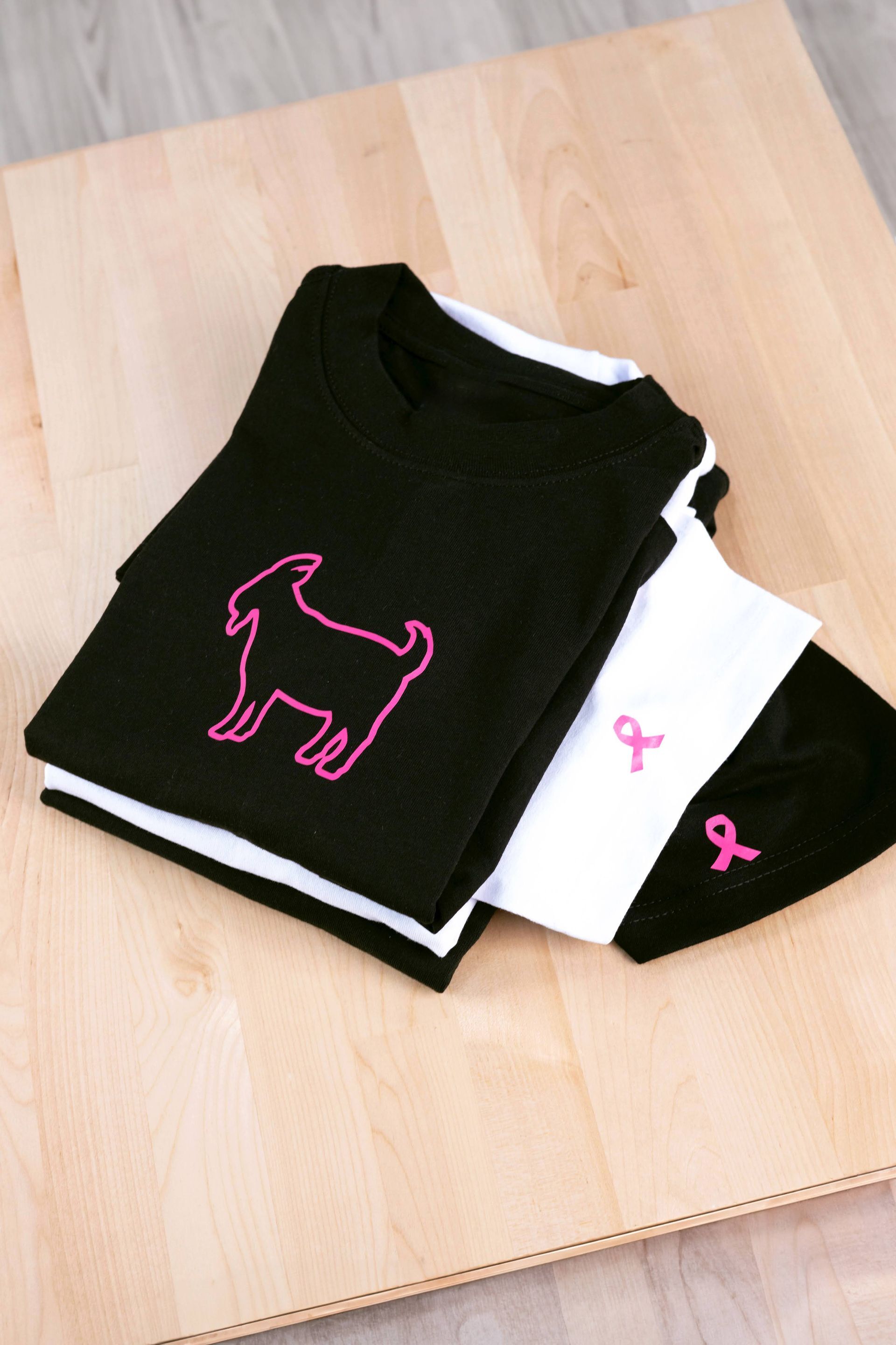 GOAT Pink Shirt Breast Cancer Awareness