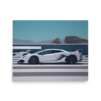 Lamborghini SVJ Wall Poster - Matte Paper No Frame