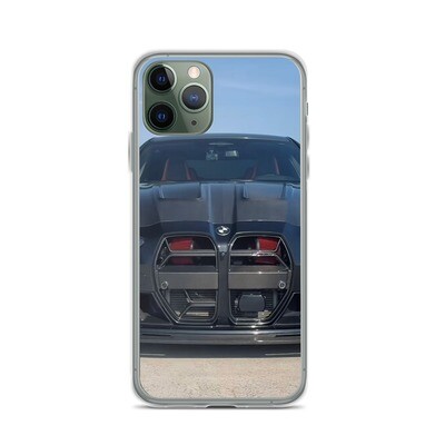 BMW M4 With Air Intakes Clear Case for iPhone 7 to 15