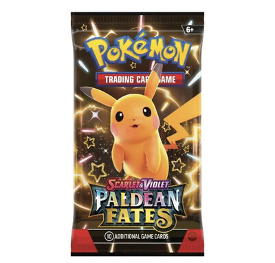 Pokemon Paldean Fates Booster Pack Codes PTCGL Live Codes