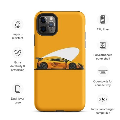 McLaren Car Tough Case for iPhone 11 to 15 in Matte