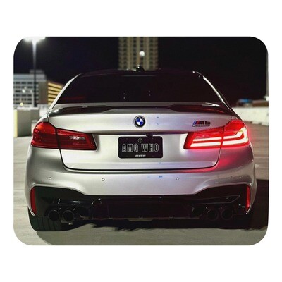 BMW M5 Competition - AMG Who - Car Mouse pad 