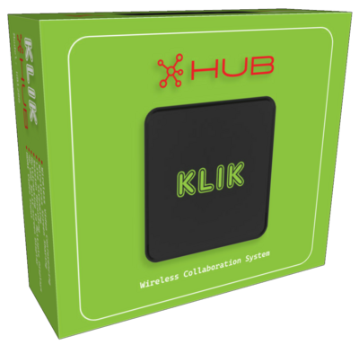 KLIKBoks HUB Wireless Collaboration, Video Conferencing, & Media Management System