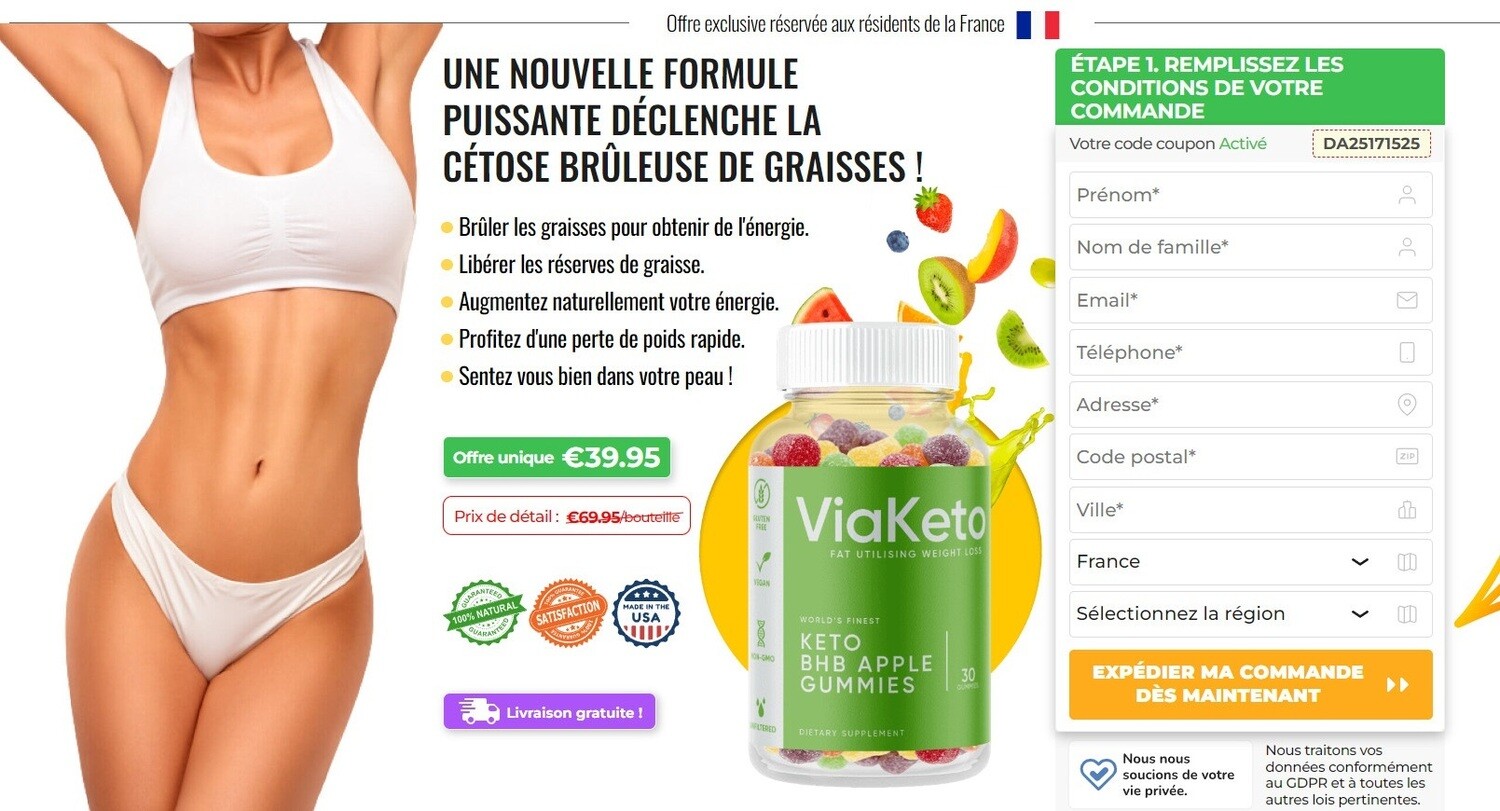 ViaKeto Apple Gummies Site Officiel, Prix En FR, BE, LU, CH &amp; Avis