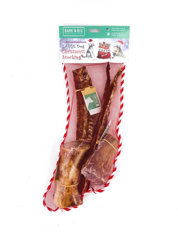 Christmutt Stocking - LARGE Dog Beef Variety